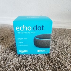 Amazon Echo Dot (3rd Gen) Smart Home Speaker Alexa Black/Charcoal New Sealed